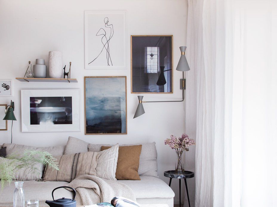 26 ideas para decorar con cuadros y crear tu galería en casa