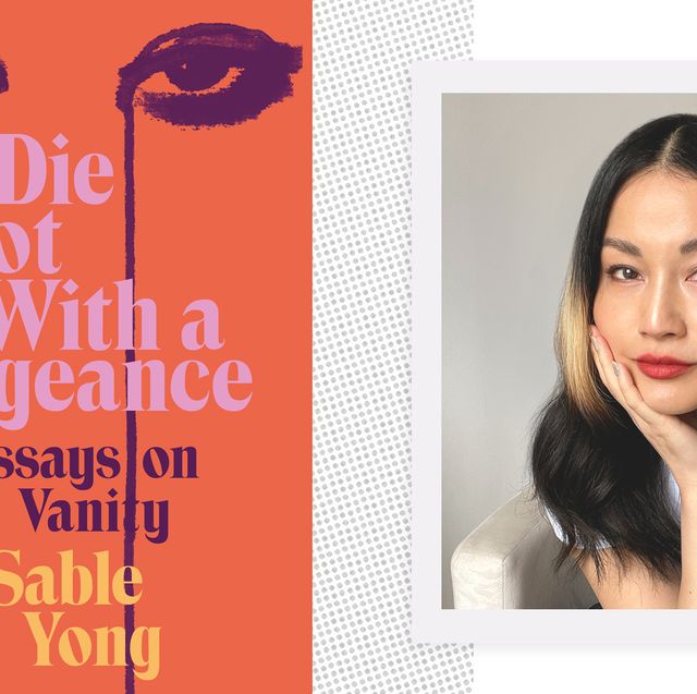 the cover of die hot with a vengeance next to an image of sable yong looking into the camera