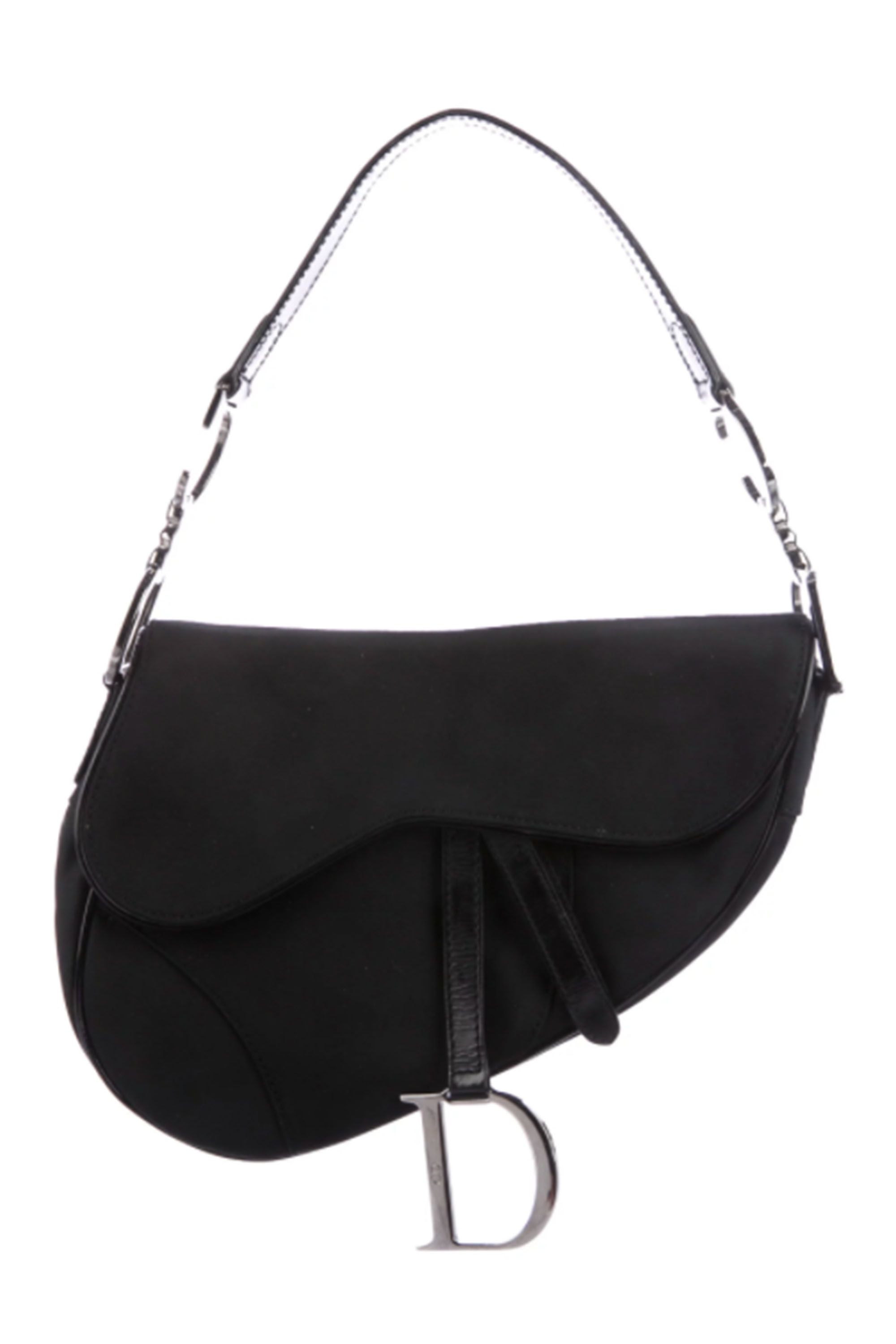 Saddle Bag with Strap Black Dior Oblique Embossed Calfskin  DIOR US
