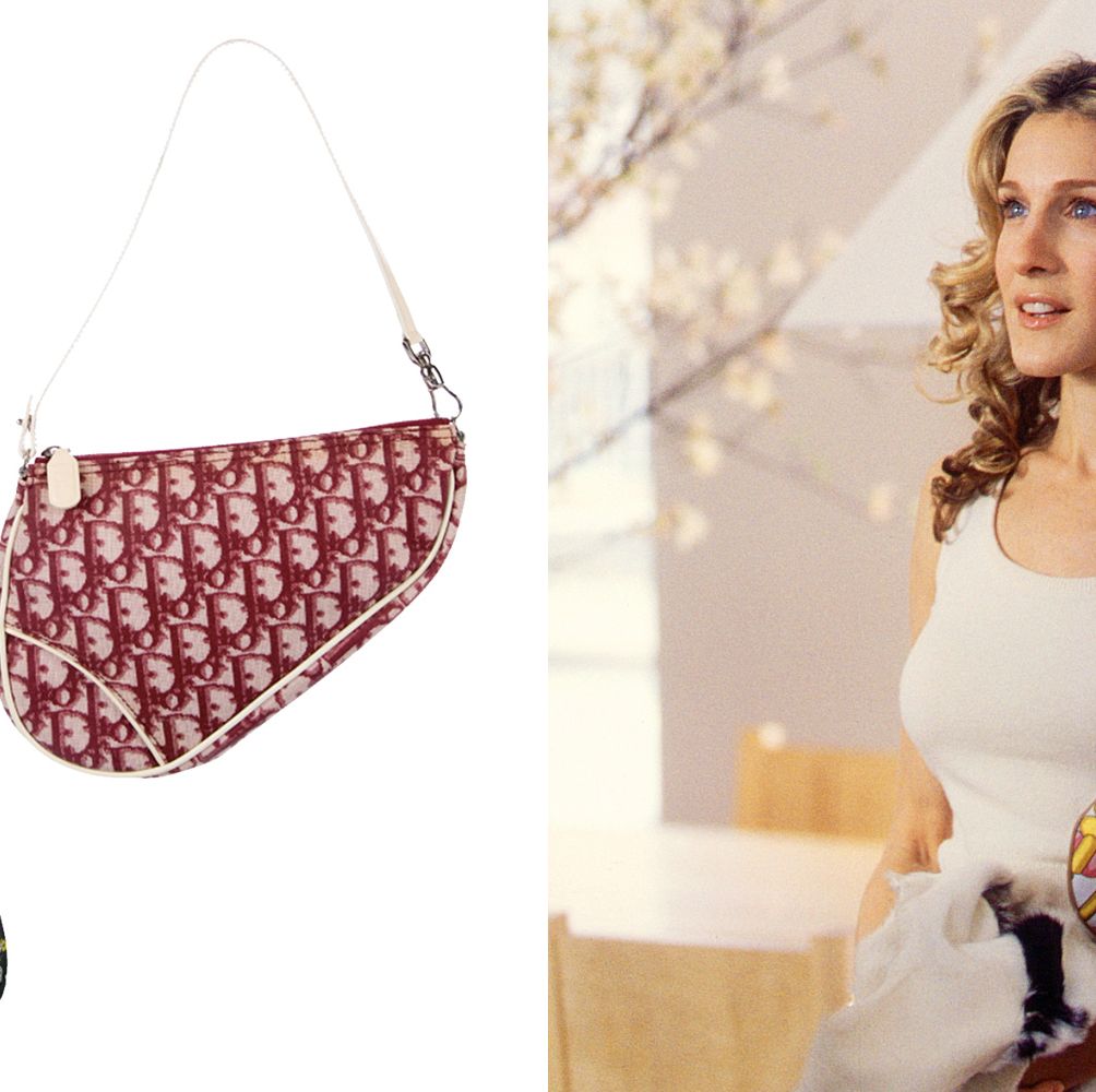 Dior saddle bag (in season 3 -or 2?- Carrie is wearing ALL paterns