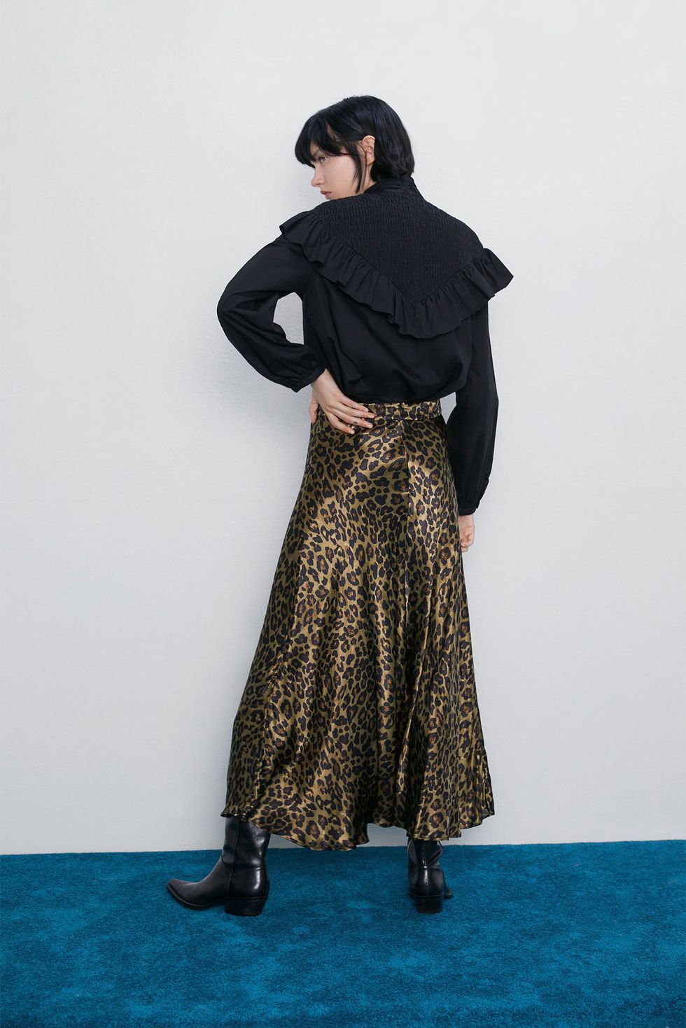 La falda larga con estampado leopardo de Zara para arrasar