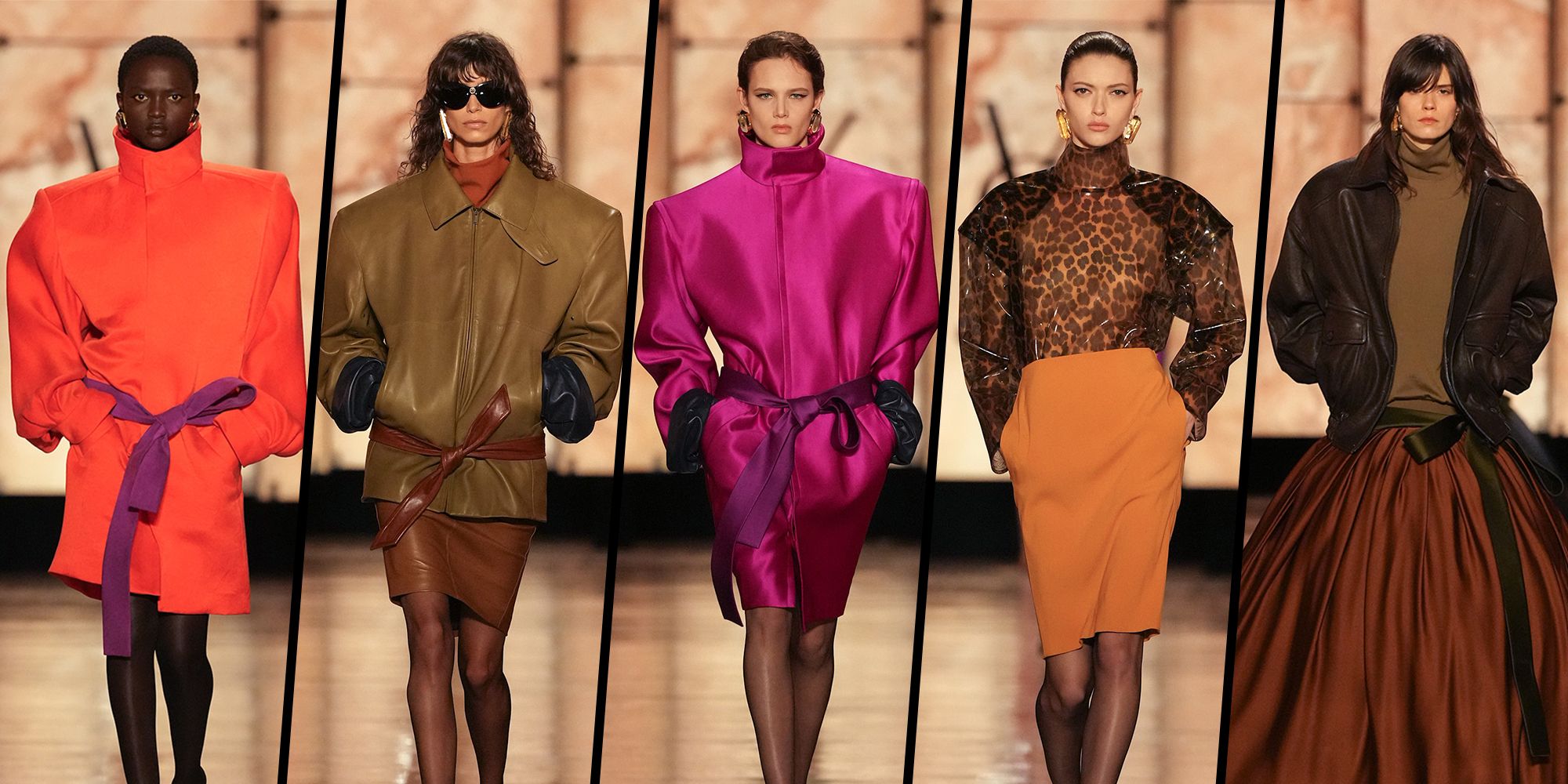 saint laurent fall 2025 runway