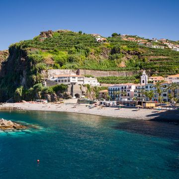 Costa de Funchal en Madeira, Portugal