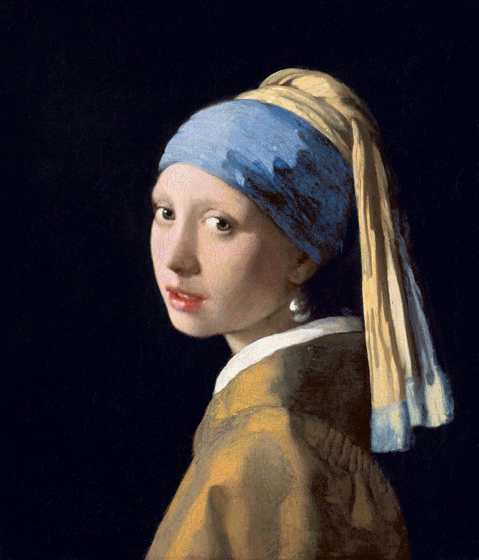 La joven de la perla Johannes Vermeer Elle