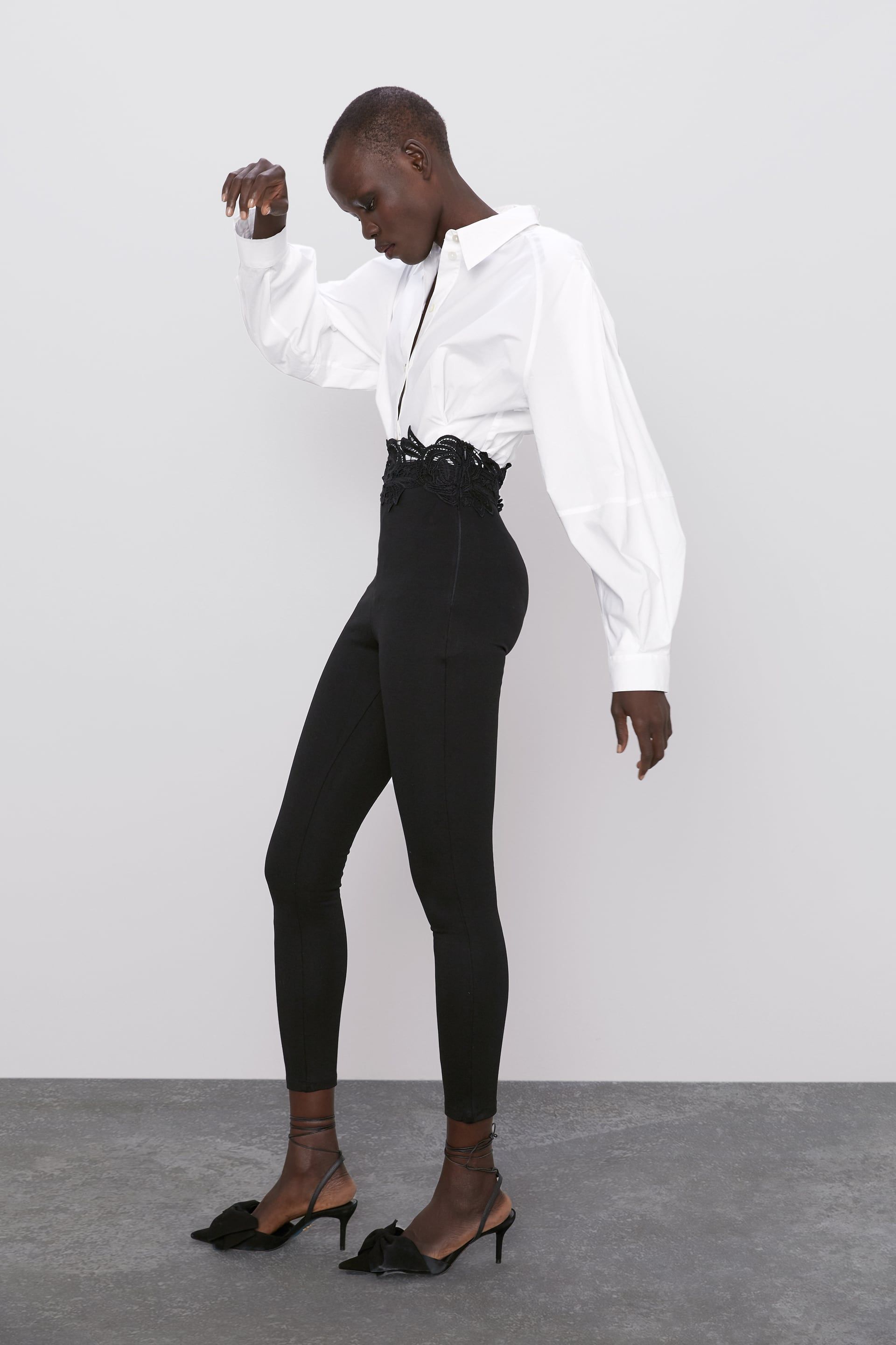 Los leggings negros de vestir de Zara más espectaculares de 2020