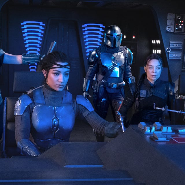 cara dune gina carano, koska reeves mercedes varnado the mandalorian, pedro pascal, fennec shand ming na wen and bo katan kryze katee sackoff in the mandalorian, season two