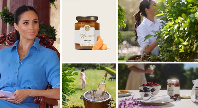 meghan markle, as ever, jam, wine