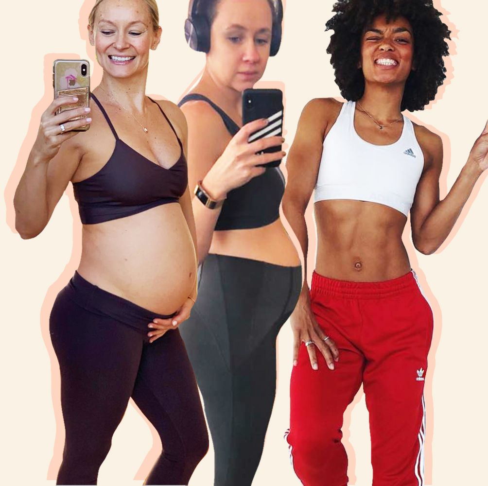 My Pregnant Body - 3 Fitness Influencers On Working Out Until Birth And  Coping With Changing Shape