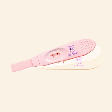 Pregnancy test, Pink, Fertility monitor, Health care, Material property, Service, 