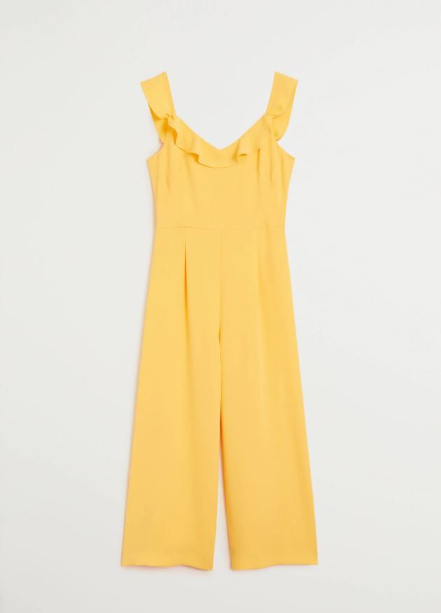 mono largo culotte amarillo Mango: un que