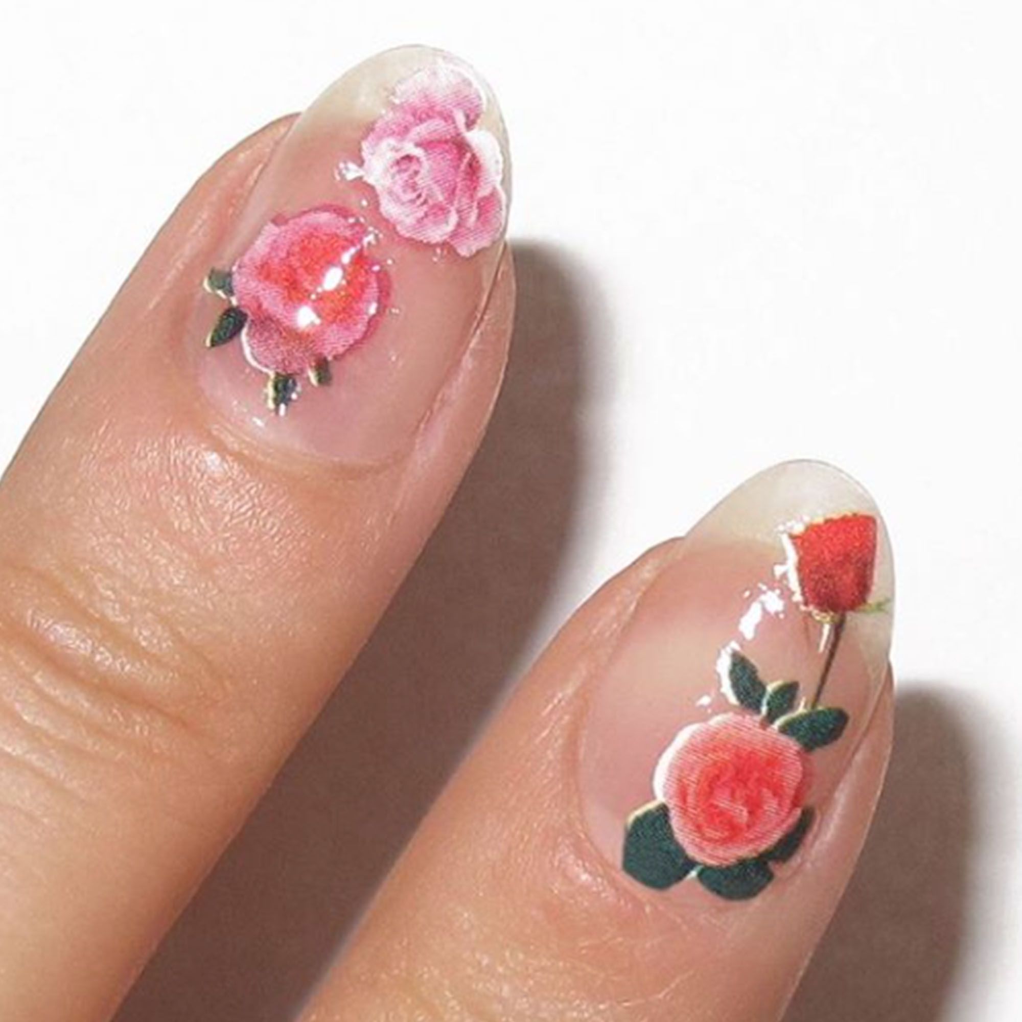 25 Long Acrylic Nail Designs With Butterfly and Flower Must Inspire You |  Spring acrylic nails, Floral nails, Long acrylic nail designs