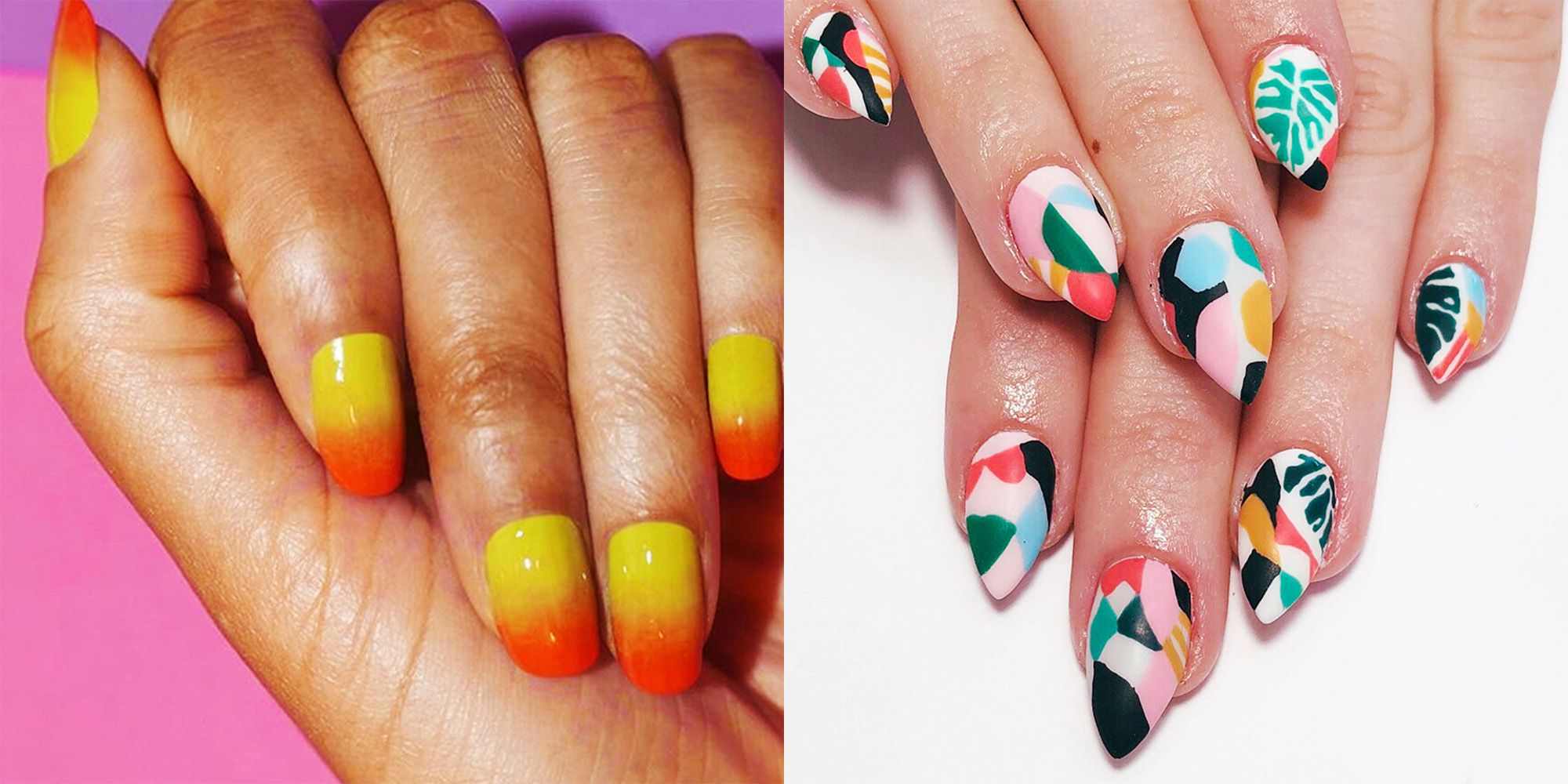 20 Cool Summer Nail Art Designs - Easy Summer Manicure Ideas