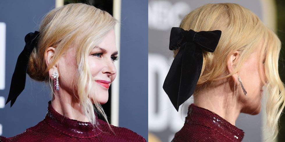 Nicole Kidman peinado lazo
