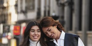 nieves Álvarez y su hija bianca para elle febrero