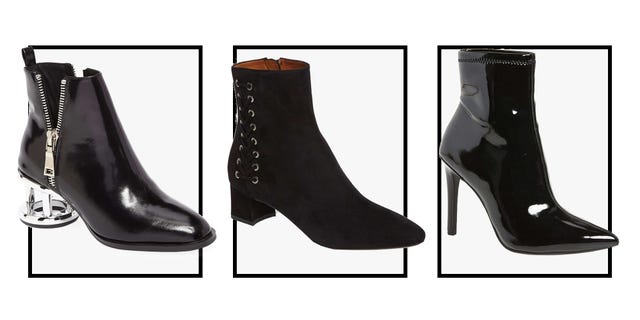 nordstrom black leather boots