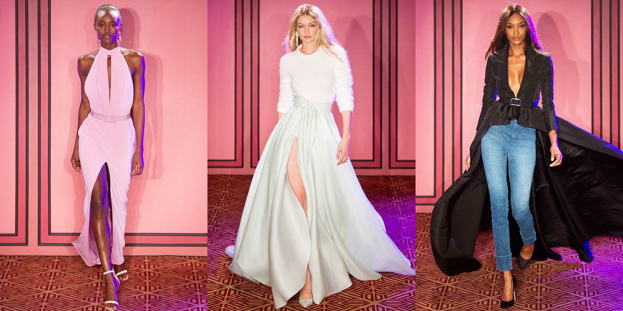 7 Floor-Skimming Brandon Maxwell Gowns Ideal For Oscars Weekend