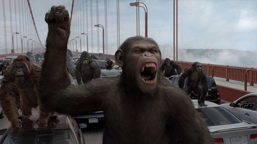 el origen del planeta de los simios películas apocalípticas ellees