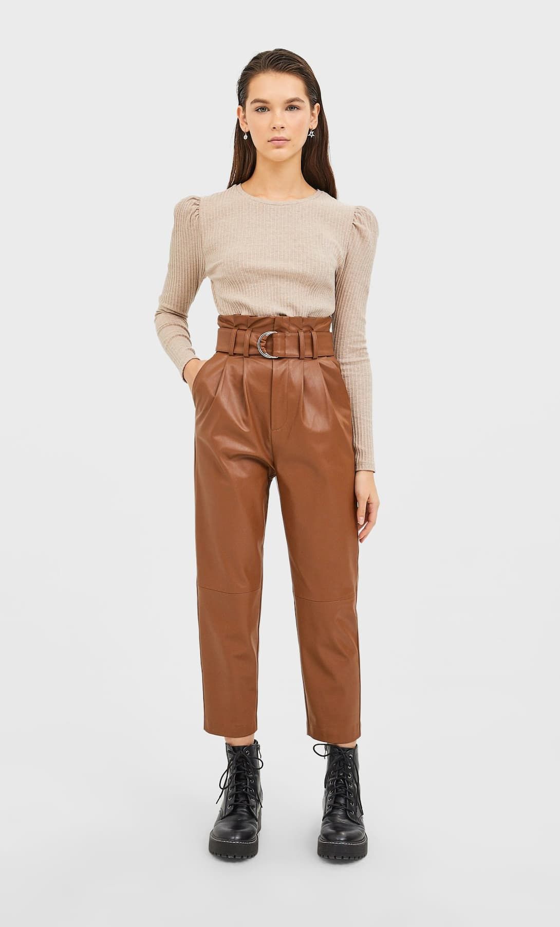 Pantalones beige de mujer, Nueva Colección Online