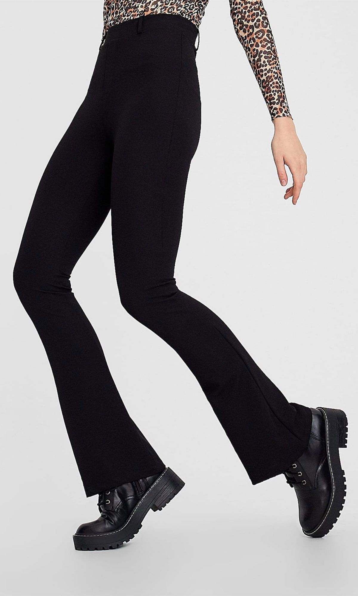 Stradivarius pantalon negro mujer new arrivals