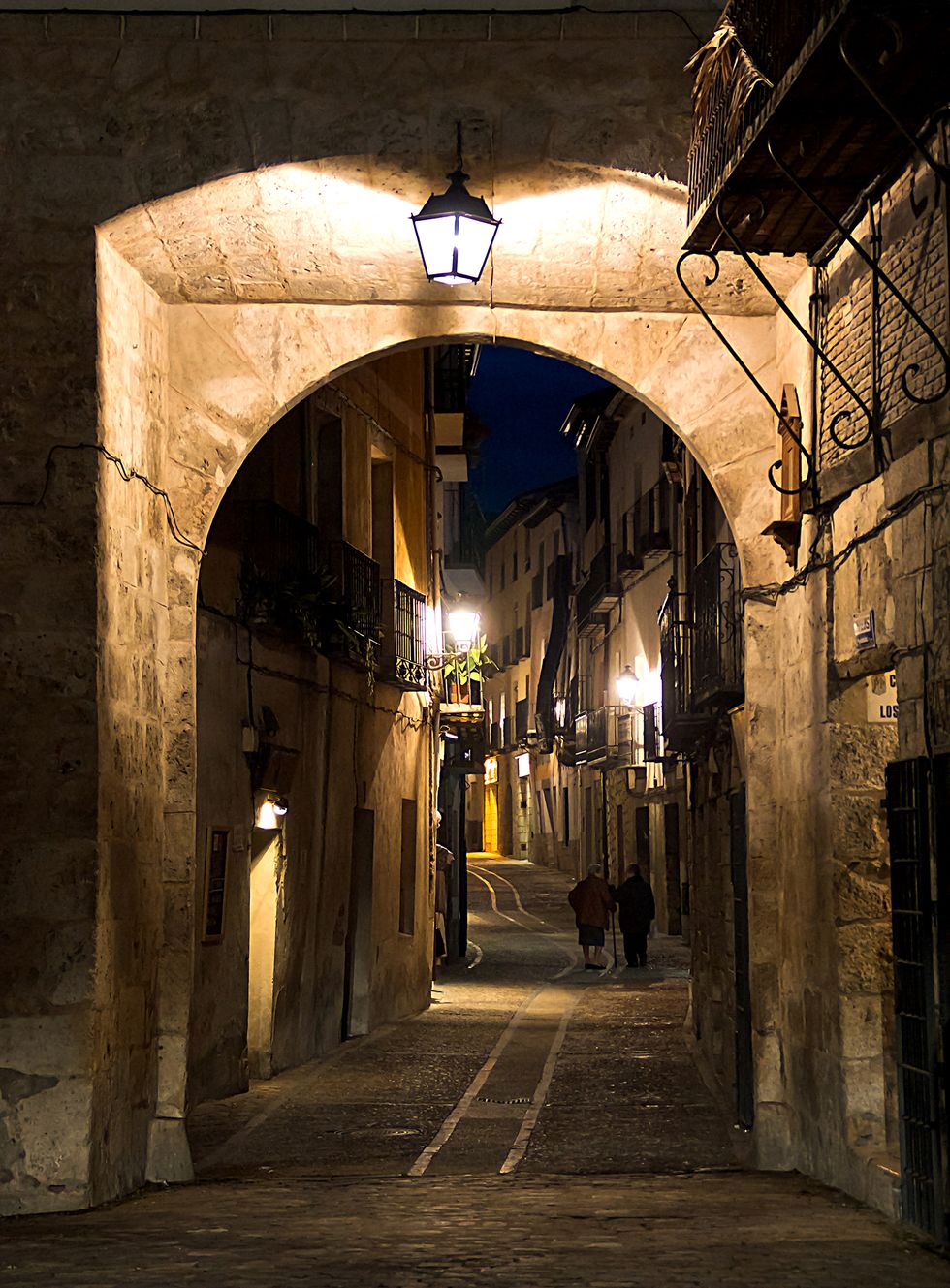 Arch, Lighting, Building, Street, Architecture, Infrastructure, Night, Alley, Road, Crypt, 
