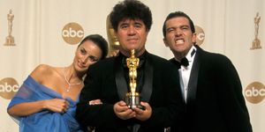 Penélope Cruz, Pedro Almodóvar y Antonio Banderas Premios Oscar 2020