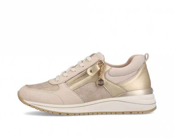 elle x remonte shoe collection gold trainers