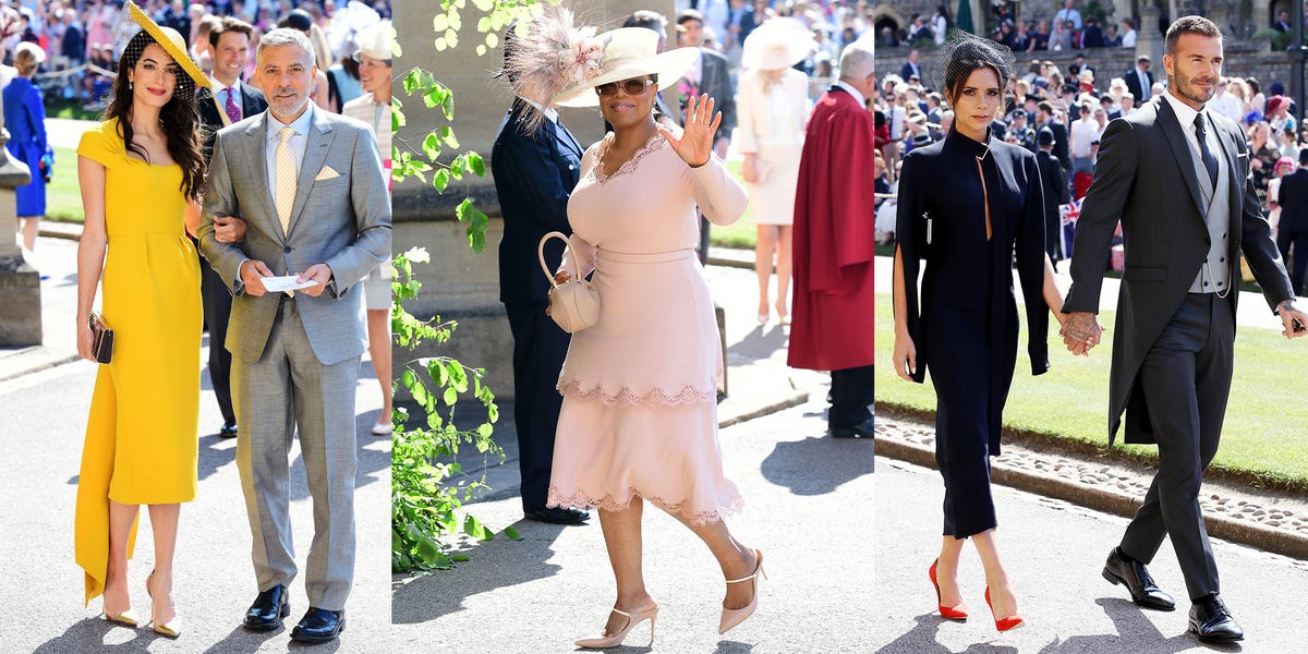 All Celebrities at Royal Wedding - Celeb Meghan Markle Prince Harry Wedding  Guests