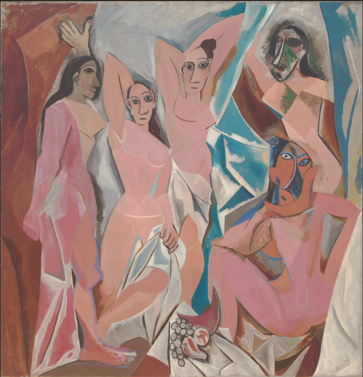 Las señoritas de Avignon Pablo Picasso MOMA Elle