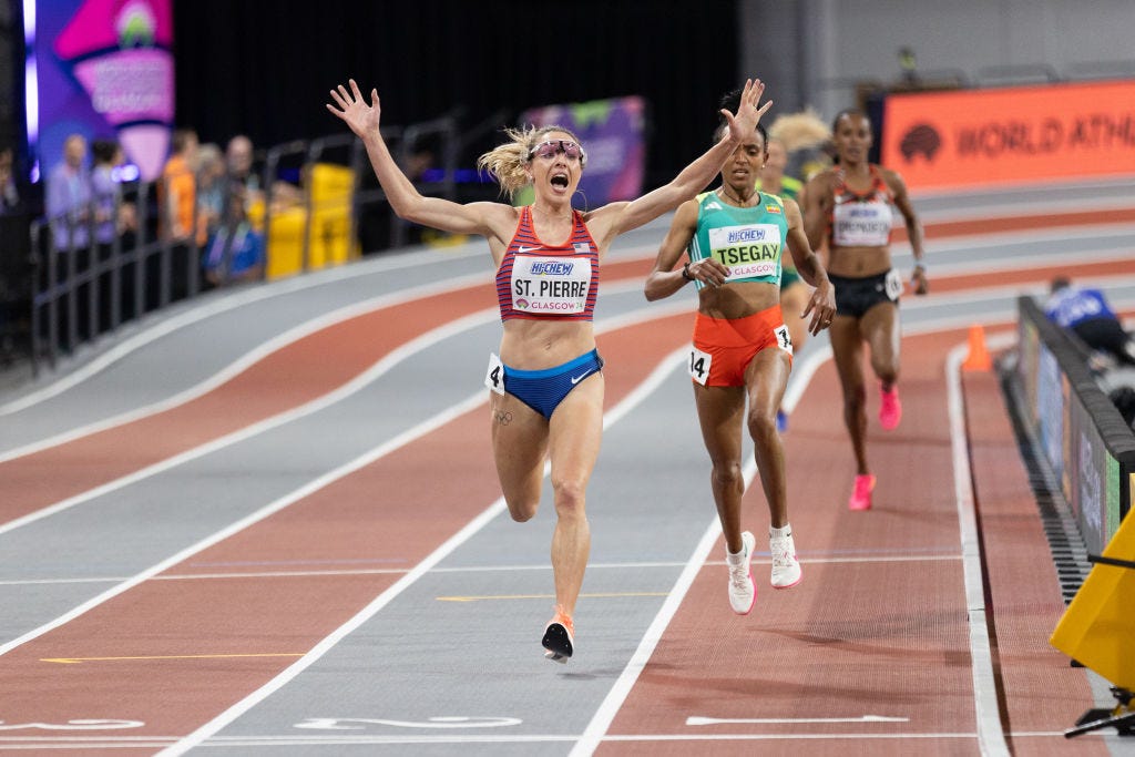 American Elle St. Pierre Wins Gold at World Indoor Championships