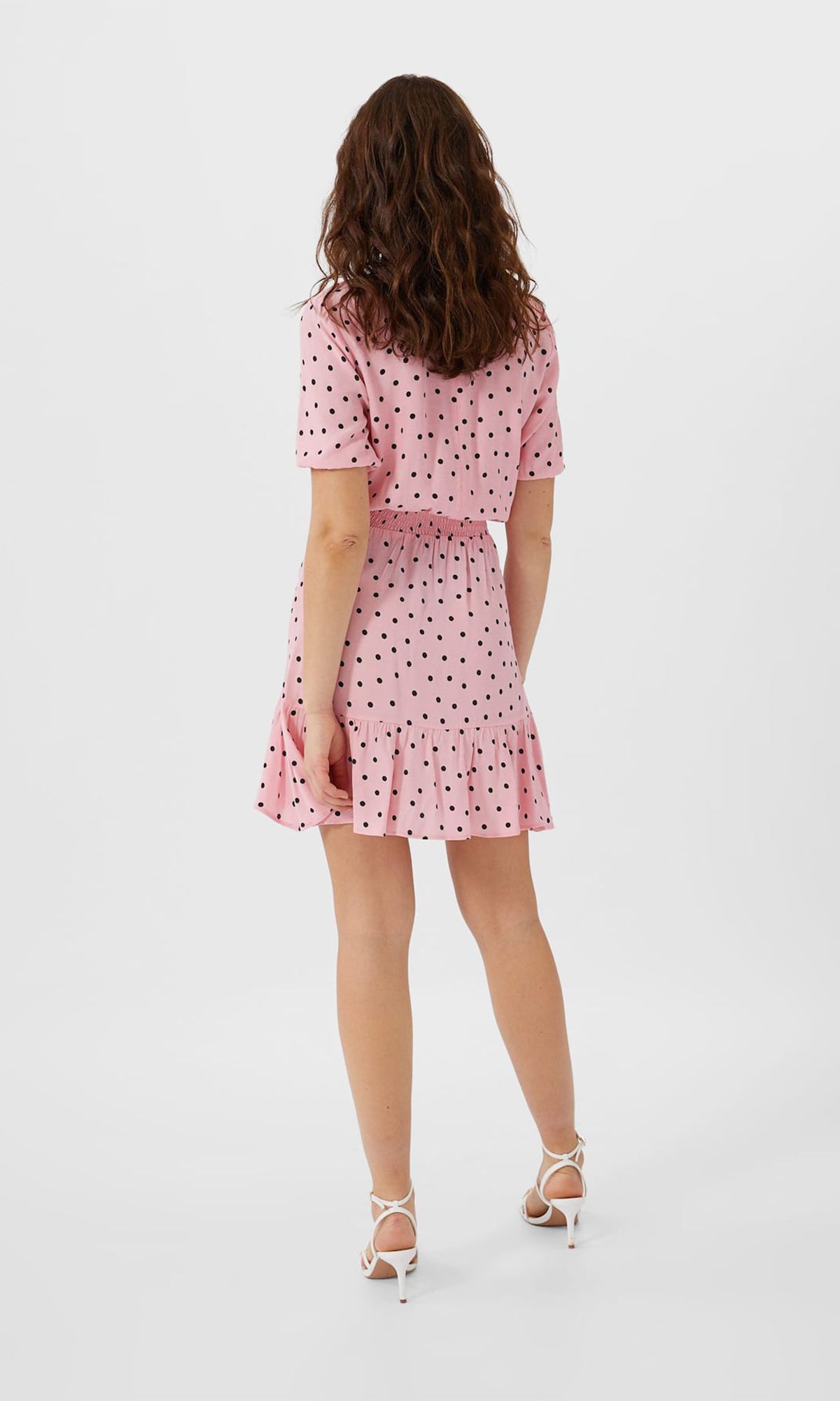 Vestido lunares stradivarius online 2020