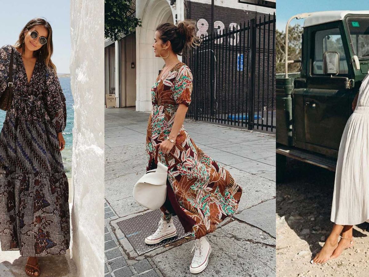 cápsula Muerto en el mundo Punto de referencia Cómo llevar vestidos largos en verano - Vestidos largos según Instagram