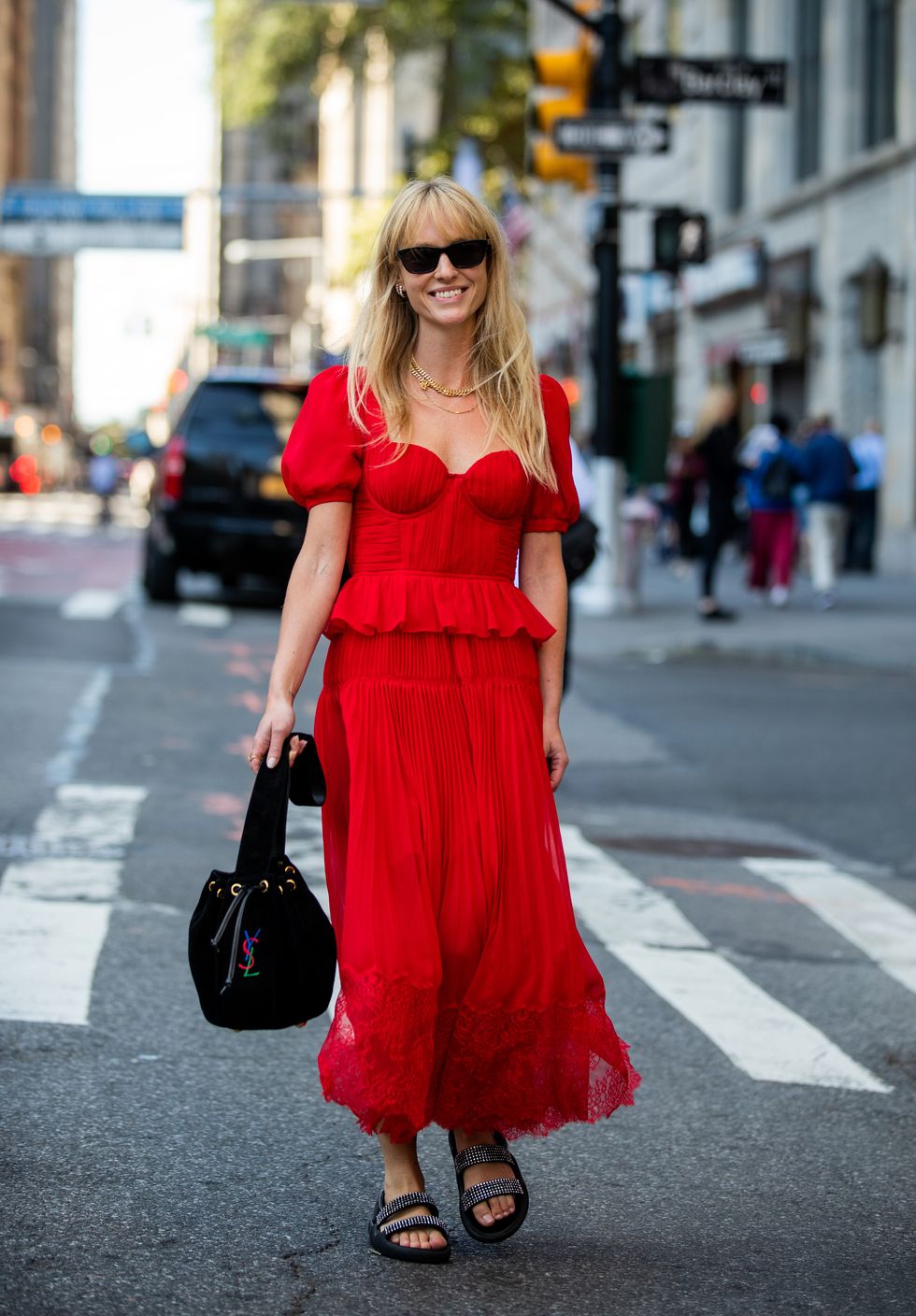 mejores vestidos largos verano vestido rojo corset