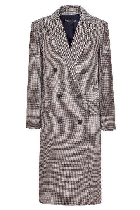 Clothing, Outerwear, Coat, Overcoat, Blazer, Suit, Sleeve, Formal wear, Jacket, Beige, 