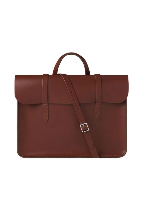 Handbag, Bag, Briefcase, Business bag, Leather, Brown, Fashion accessory, Tan, Luggage and bags, Baggage, 