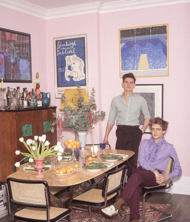 duncan campbell and luke edward hall at their london home