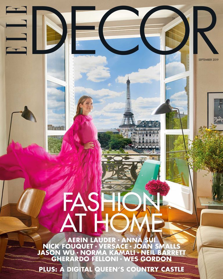 Cover of September 2019 Elle Decor