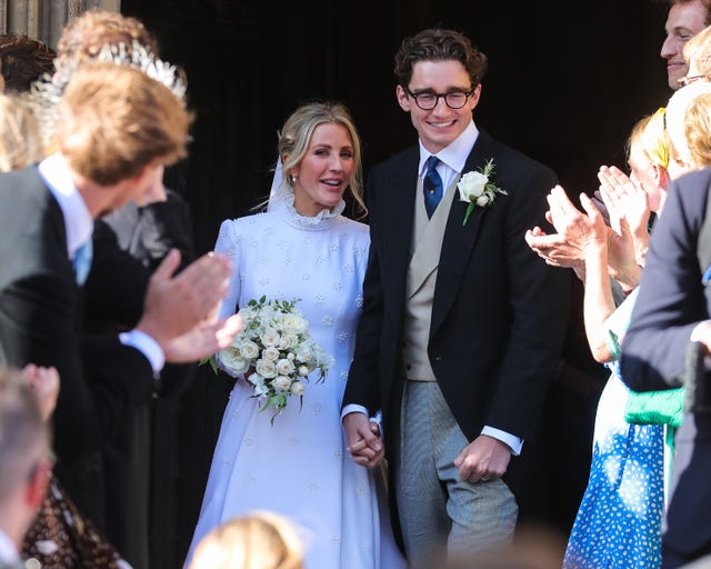 the wedding of ellie goulding  caspar jopling   celebrity sightings