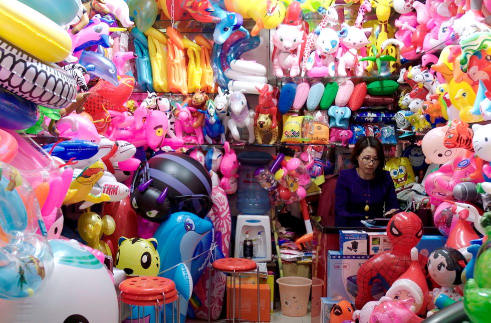 Selling, Pink, Public space, Plastic, Market, Bazaar, Colorfulness, City, Toy, 