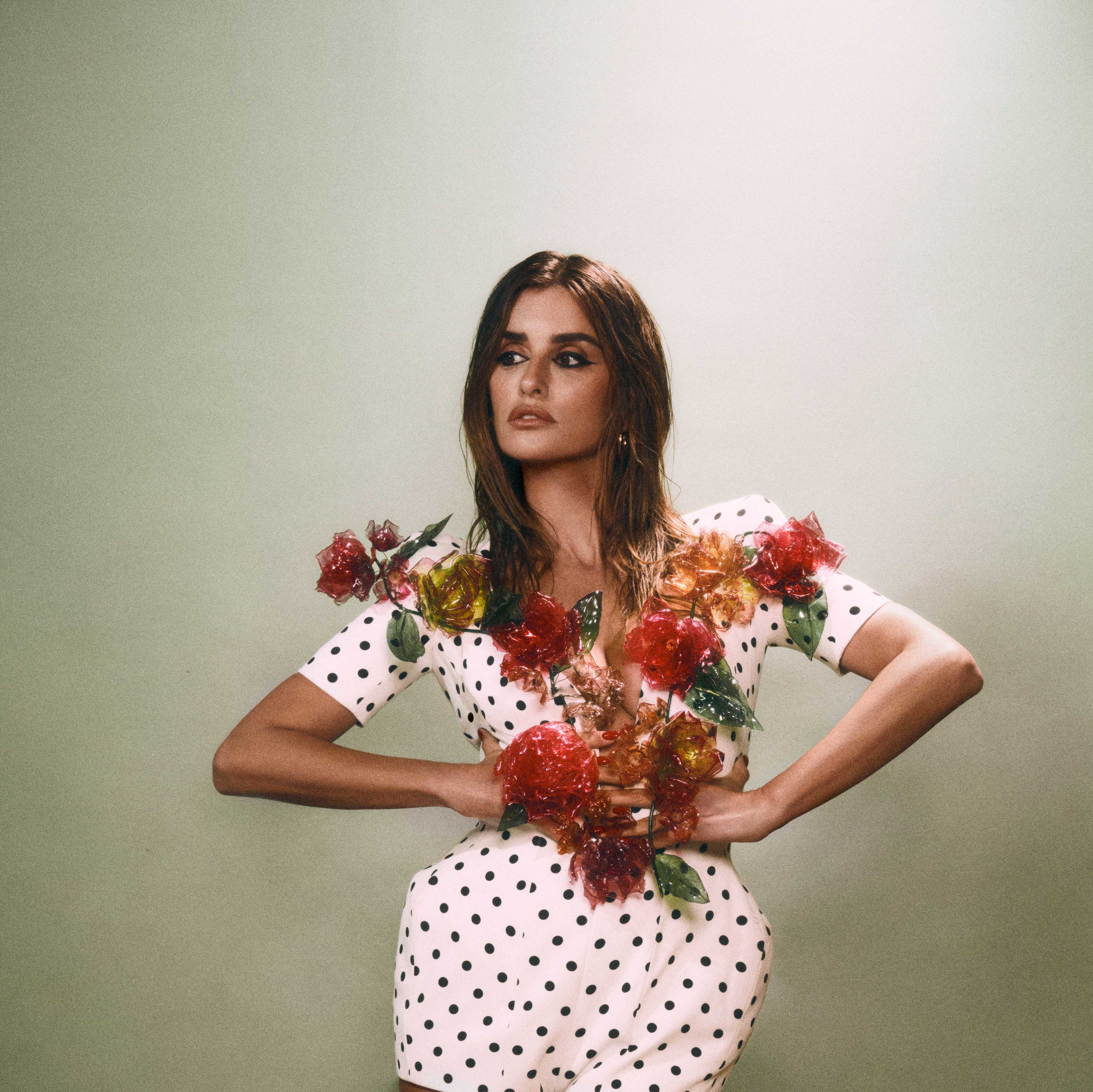 Penélope Cruz would like nothing more than to feed me ham. So much so that these are her first words when I meet her at her production company, 30 minutes north of Madrid: 