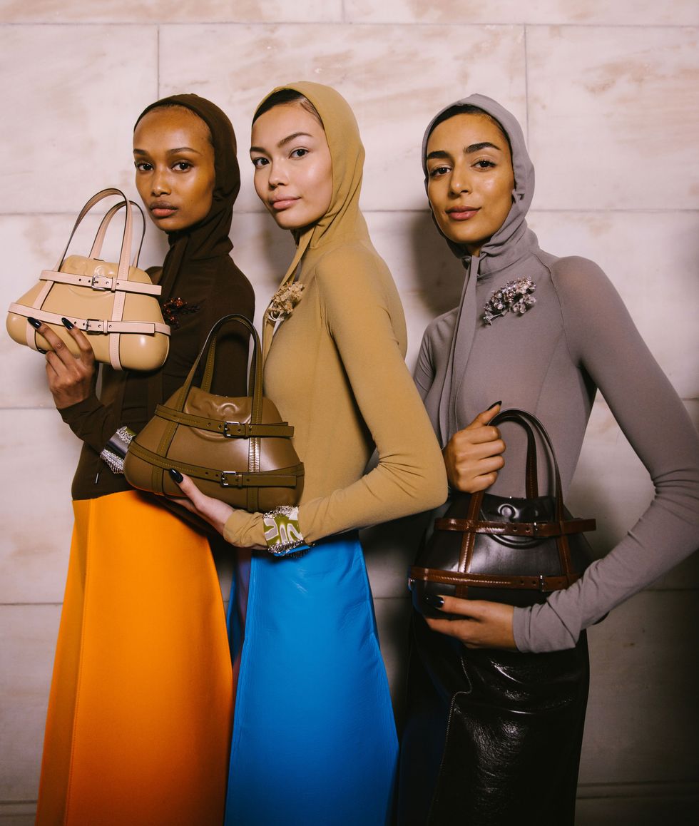backstage at tory burch fall 2024