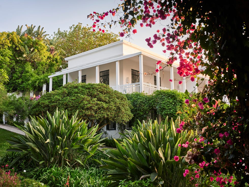 a house with a large front yard