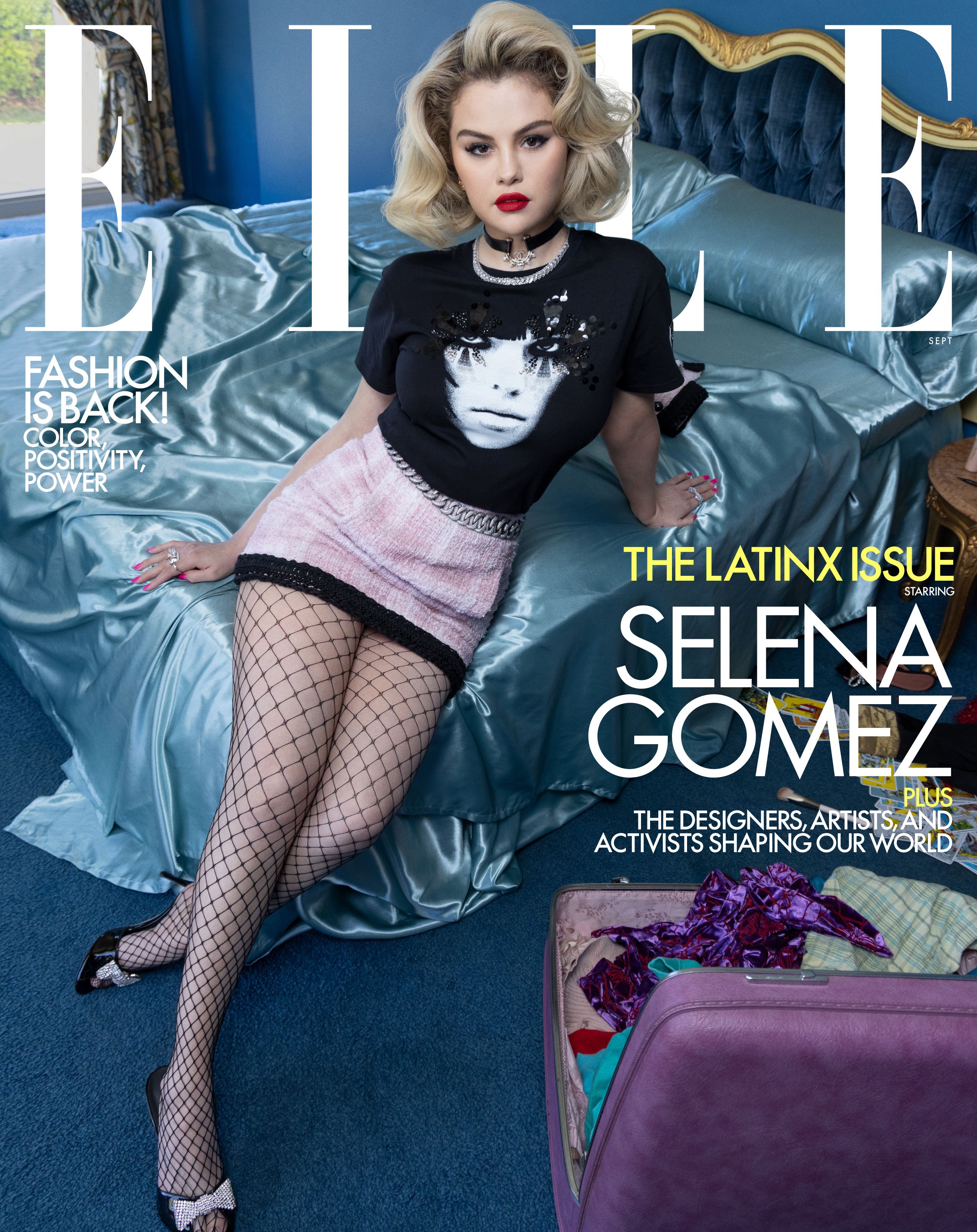 Selena Gomez looks glam in a stylish Louis Vuitton pyjama set as