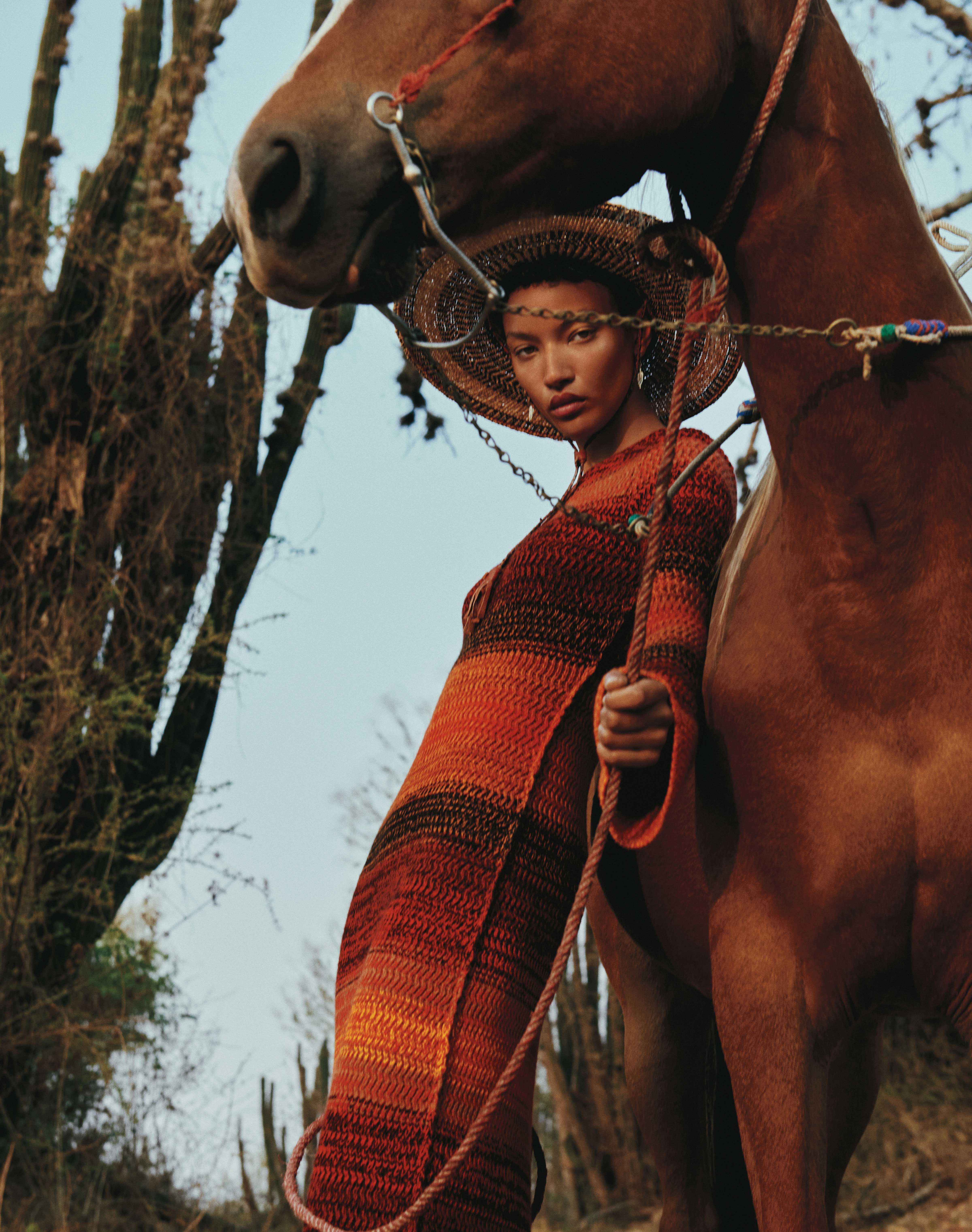 Georgia Palmer In Western Style By Cass Bird For ELLE US, 50% OFF