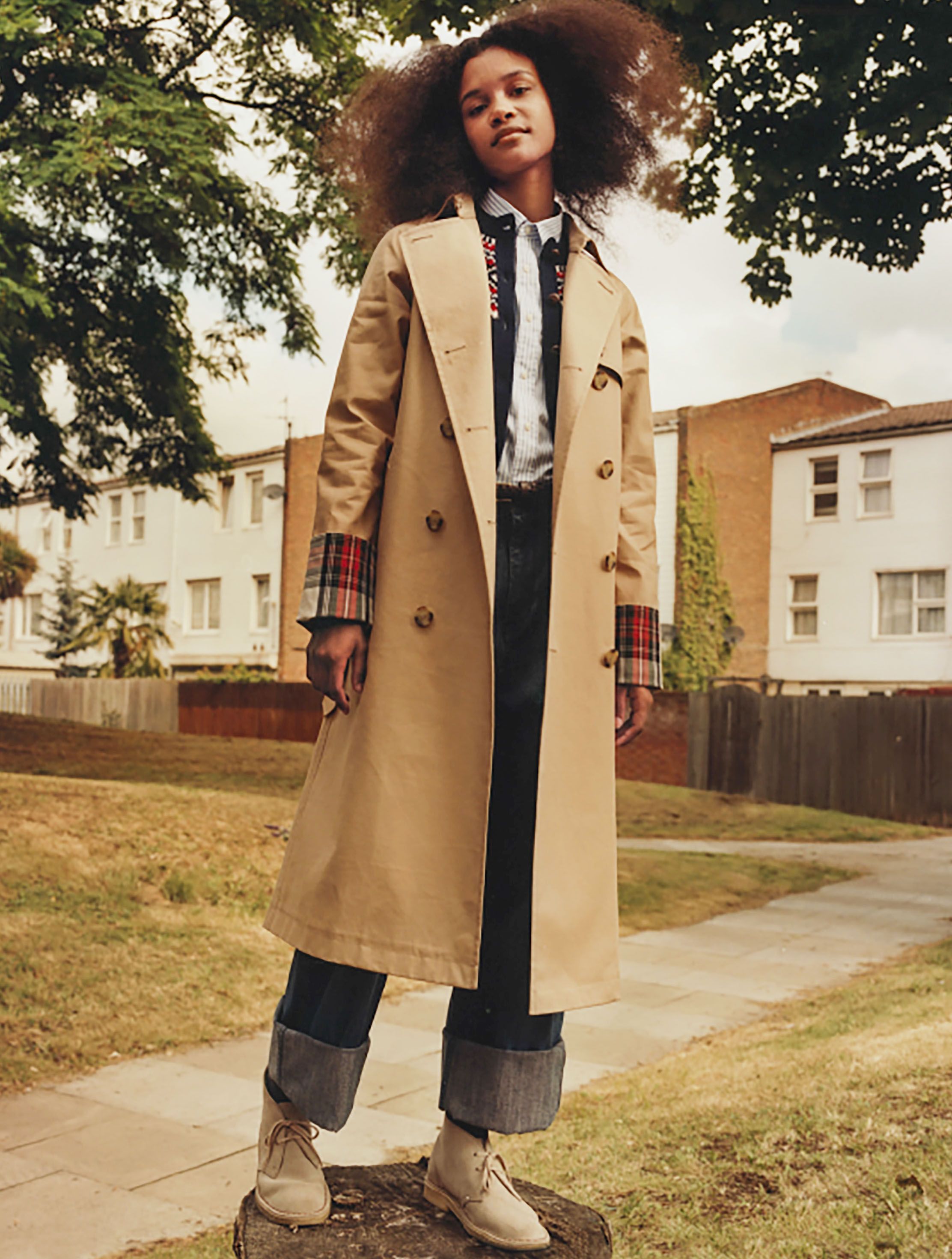 Uniqlo jw anderson sales trench coat