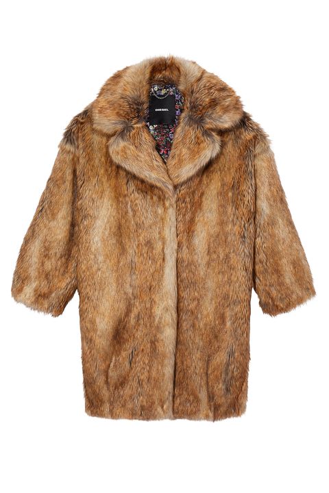 Clothing, Fur clothing, Fur, Outerwear, Jacket, Sleeve, Coat, Brown, Hood, Beige, 