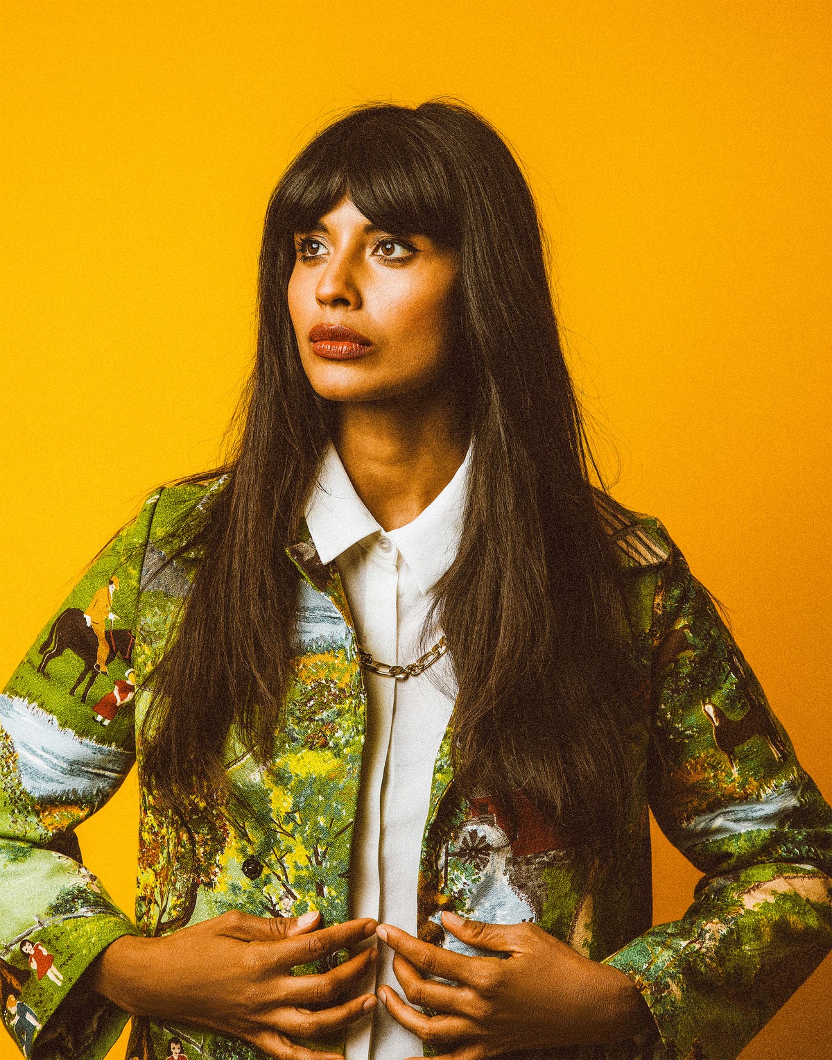 Jameela Jamil Talks 'The Good Place'and Her 'Burger-Friendly,  Life-Positive' Mission
