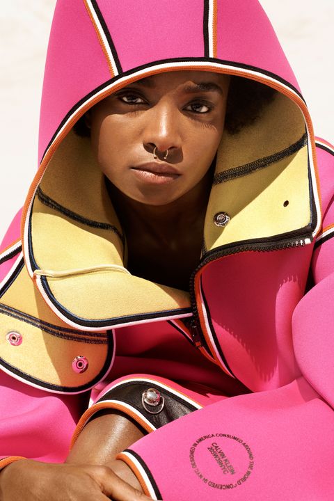 Pink, Beauty, Magenta, Lip, Outerwear, Hat, Fashion accessory, Illustration, Style, 