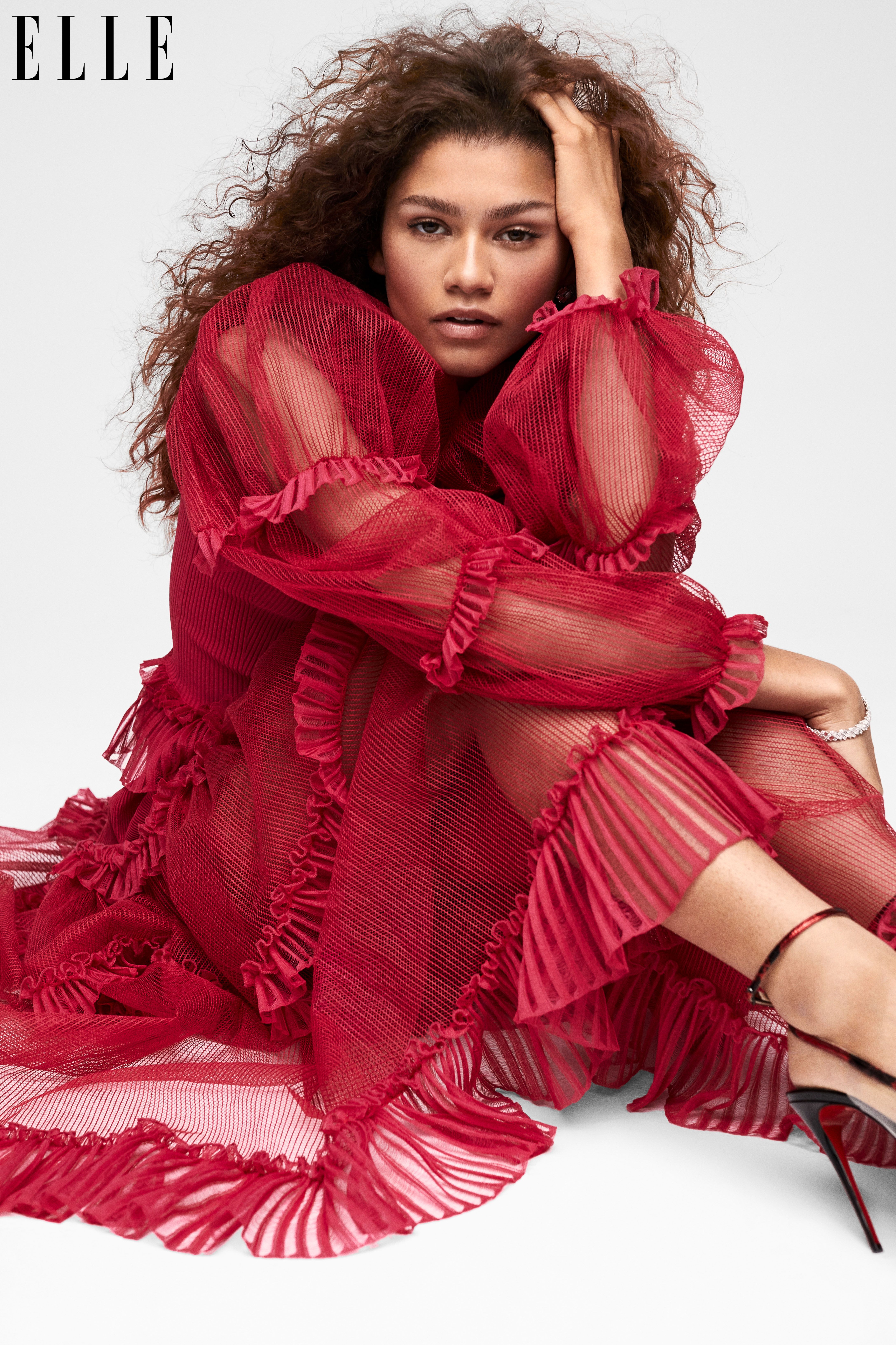 How do we feel abour Zendaya on the cover of Elle Magazine but is
