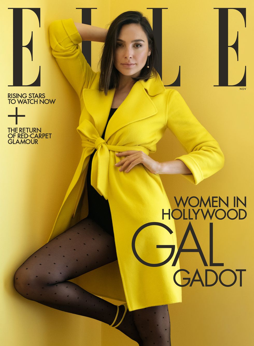 gal gadot on the cover of elle
