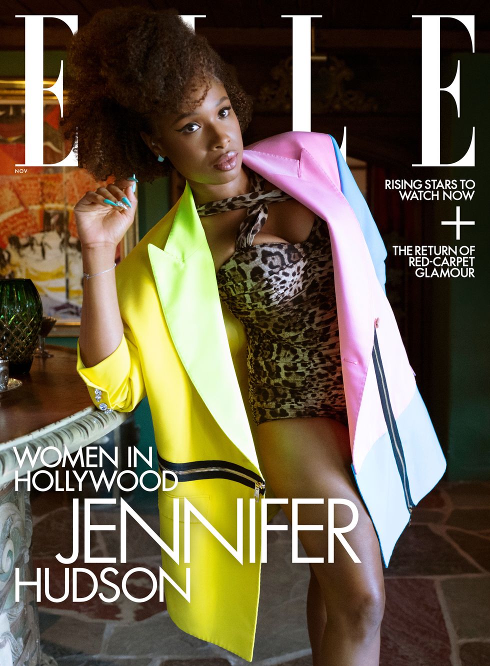 jennifer hudson on the cover of elle